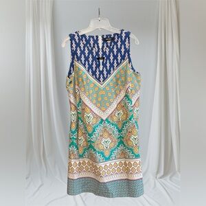 Nine West Sleeveless A Line Dress Fully Lined